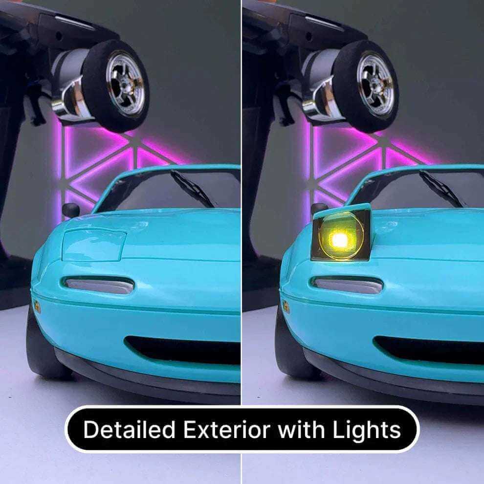 1:18 Mini RC Car Mazda MX-5 Miata 2.4G RWD Head LED Lights
