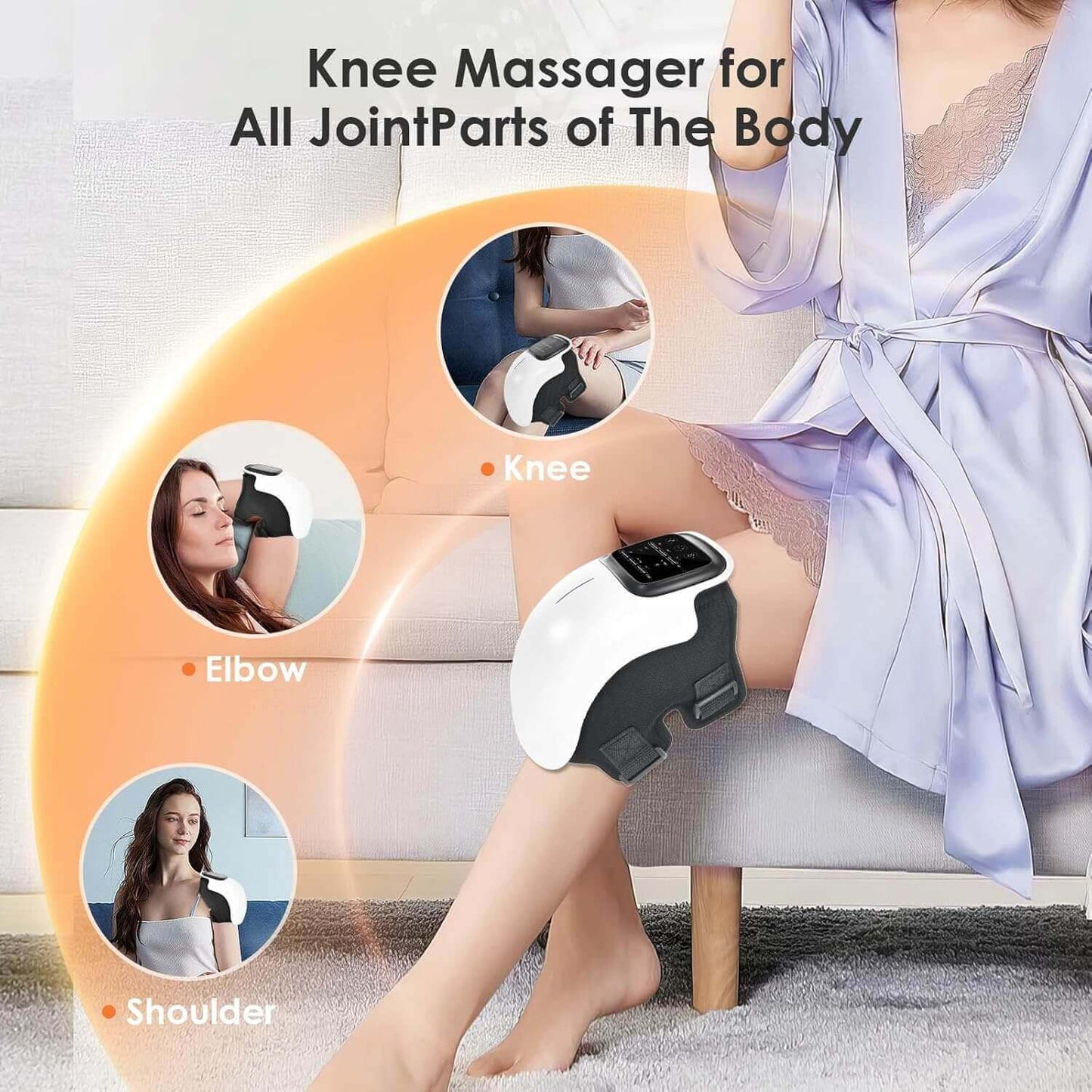 Knee Massager for Joint Pain Relief with Heat