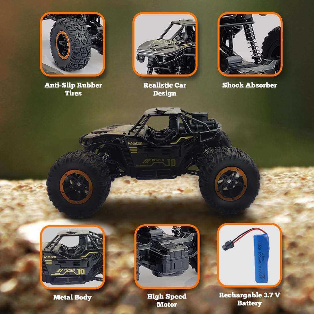 TrailBlazer X4 Pro: Premium Metal 4x4 RC Truck