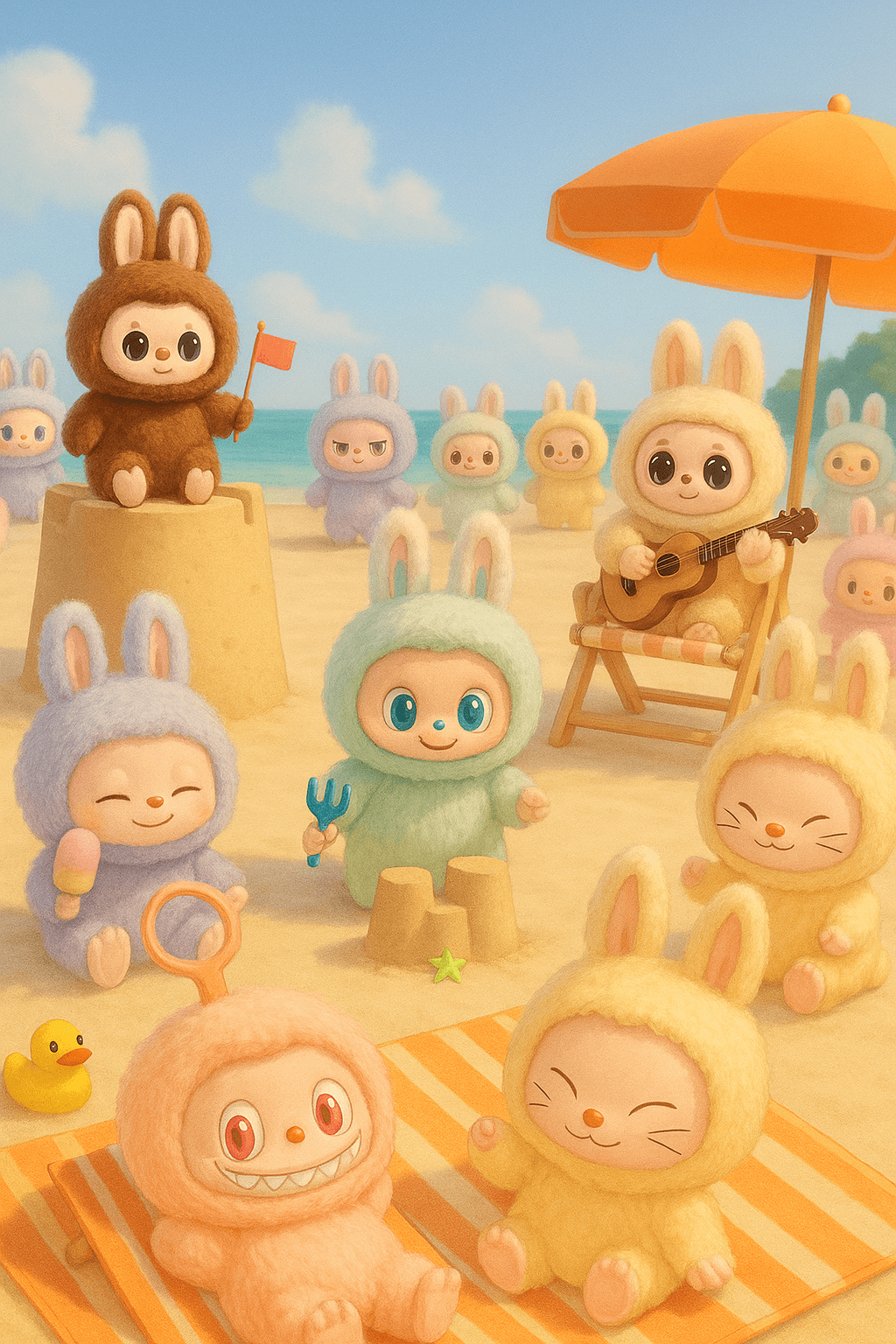 Pop Mart Labubu The Monsters Tasty Macarons Vinyl Face Sealed Case Pack of 1